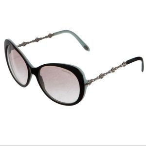 Tiffany & Co Gradient Blue Black Sunglasses